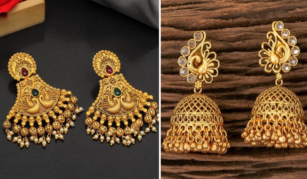 best ladies earrings designs : खूबसूरत में चार चॉद लगा देंगी लेटेस्ट झुमकों की यह डिजाइन, फटाफट देखें आकर्षक झुमके