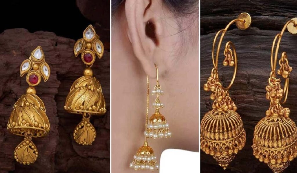 best ladies earrings designs : खूबसूरत में चार चॉद लगा देंगी लेटेस्ट झुमकों की यह डिजाइन, फटाफट देखें आकर्षक झुमके